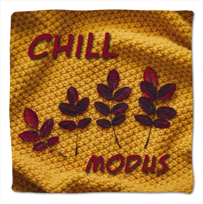 Sitzkissen Herbst 03 Chillmodus 40 x 40 x 3 cm